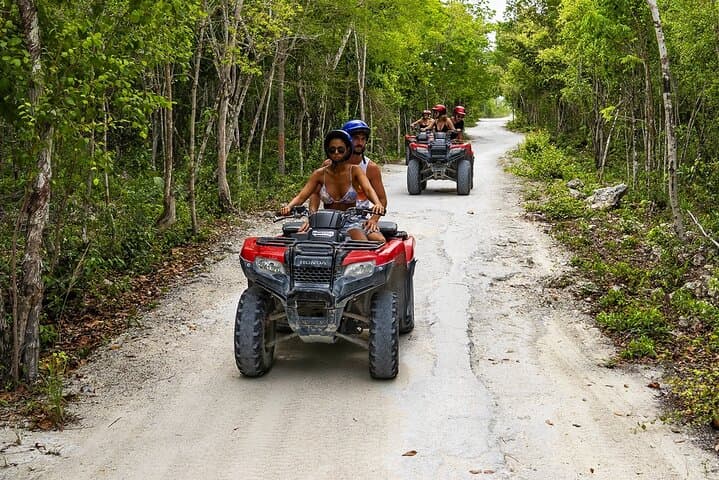 Cozumel ATV to Mayan Jade Cavern with Snorkeling at Playa Uvas photo 3