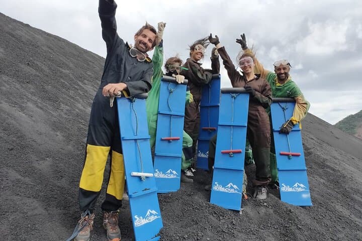 Cerro Negro Sandboarding: Hike the Black Volcano and Surf the Slope