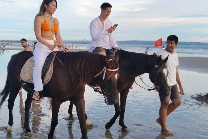 Private Seminyak Beach Horse Ride — One-Hour Coastal Canter in Bali photo 3