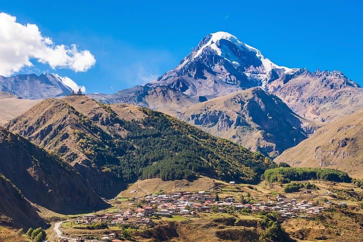 Tbilisi to Kazbegi Private Day Tour — Gergeti Trinity, Ananuri & Zhinvali Reservoir photo 2