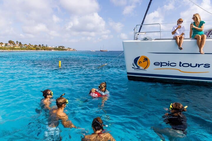 Chill and Grill Catamaran Tour Bonaire: Snorkel, Sunset & Onboard BBQ photo 4
