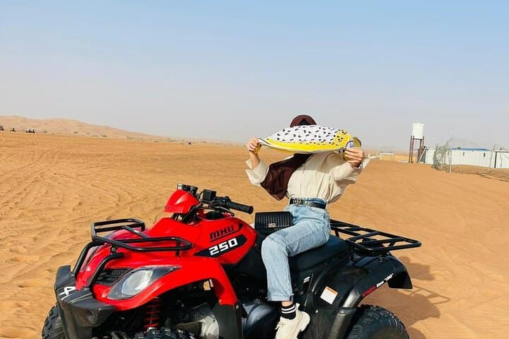 Dubai Desert Safari with BBQ Dinner & Camel Ride — Evening Dune Adventure photo 2