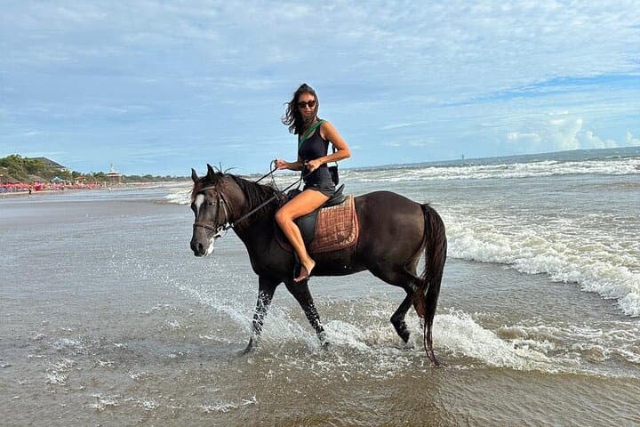 Seminyak Beach Horseback Ride: 30-Minute Ocean Canter Experience photo 2