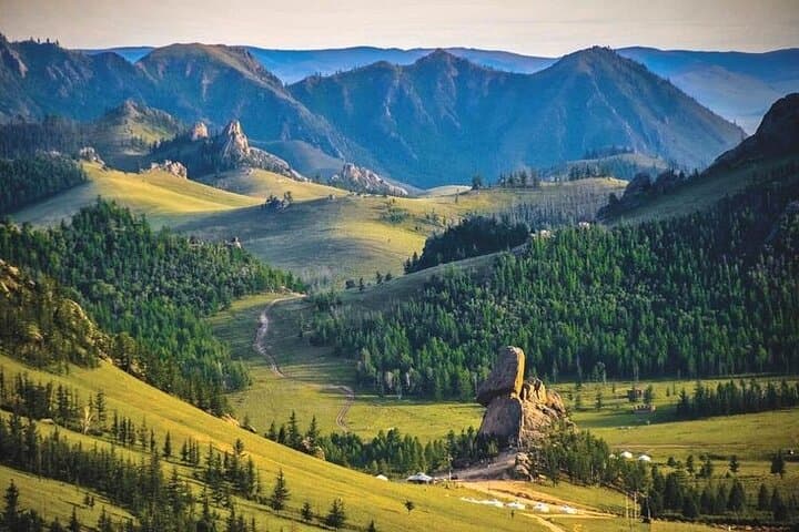 Day Trip to Chinggis Khaan Statue & Terelj National Park — Statue, Turtle Rock & Ariyabal Temple photo 3