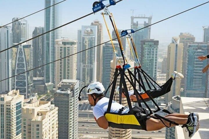 Fly Over Dubai Marina: XLine World's Longest Urban Zipline Experience photo 5