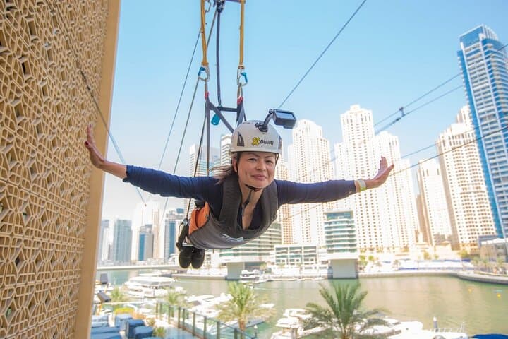 Fly Over Dubai Marina: XLine World's Longest Urban Zipline Experience photo 6