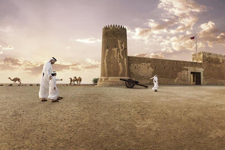Private North of Qatar Tour: Purple Island, Al Zubarah & Mangroves Day Trip