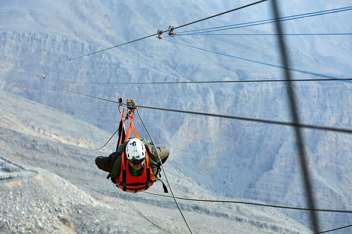 Jebel Jais Zipline from Dubai — Ride the World’s Longest Zipline