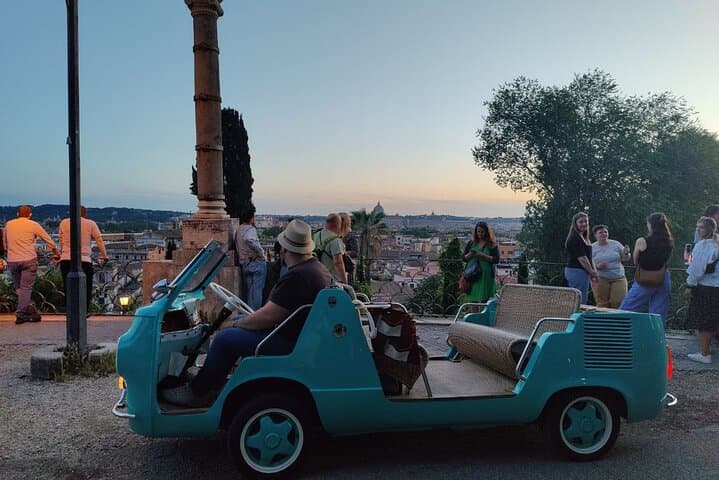 3-Hour Private Vintage Electric Cabrio Tour Through Historic Rome photo 5