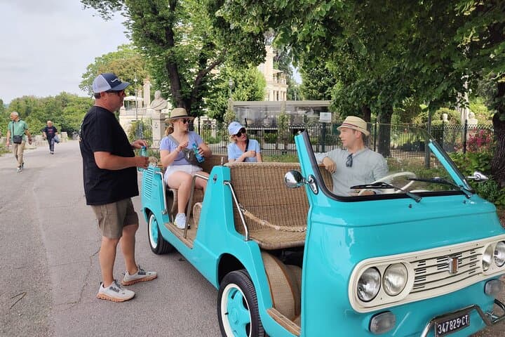 3-Hour Private Vintage Electric Cabrio Tour Through Historic Rome photo 2
