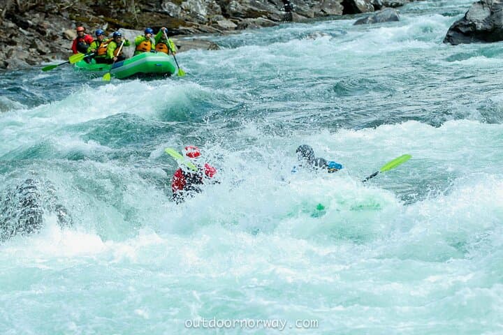 Raundal Whitewater Rafting: Grade 3–4 Play Section in Voss, Norway photo 2