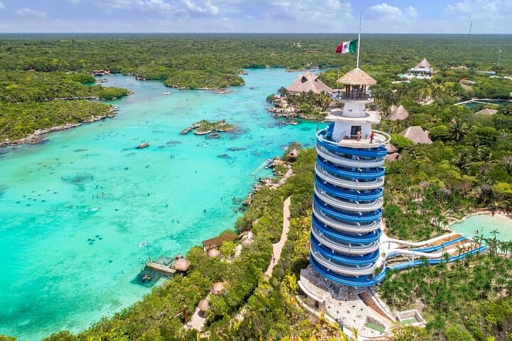 Xel-Há Park Access with Transfer — Snorkel, Zipline & Cenote Adventure in the Riviera Maya