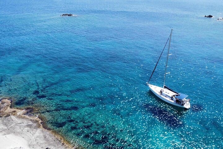 Private Day Sail to Antiparos, Blue Lagoon & Despotiko from Paros
