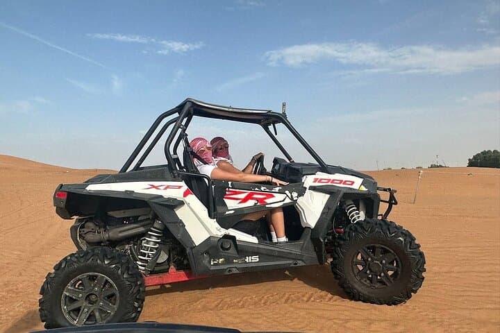Private Dubai Desert Safari & ATV Self-Drive with Dinner Under the Stars photo 2
