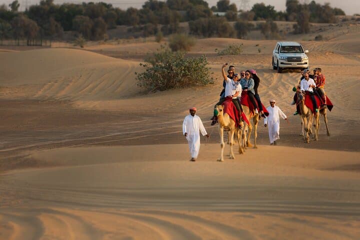 Lahbab Red Dune Safari: Evening Dune Bashing, Sandboarding, Camel Ride & VIP BBQ in Dubai photo 4
