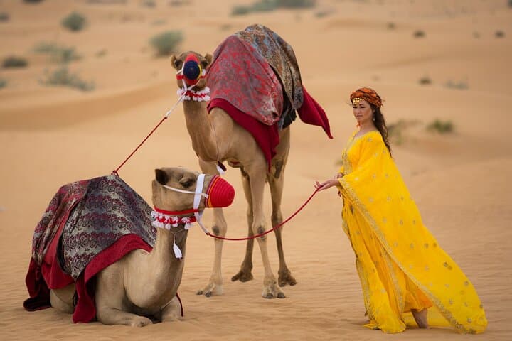 Morning Red Dunes Safari in Dubai — Dune Bashing, Sandboarding & Camel Ride photo 1