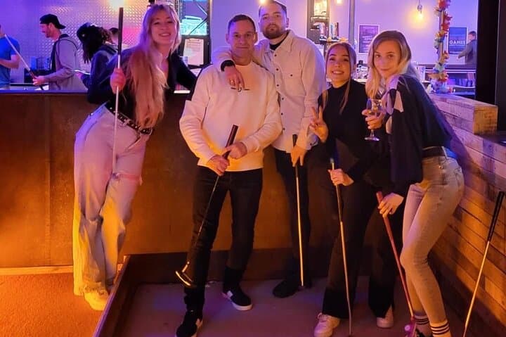 Crazier Golf in Eastbourne: Bar-Style Mini Golf with Catapults and Loops