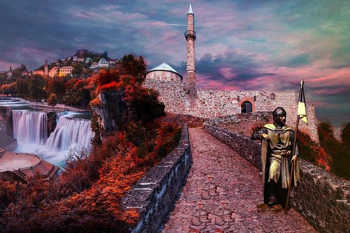 Jajce, Pliva Lakes & Travnik Day Tour from Sarajevo — Waterfall, Forts & Lakes