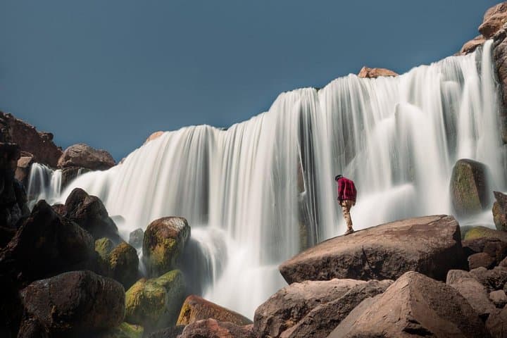 Discover Pillones Waterfall Near Arequipa: Stone Forest, Vicuñas & High-Altitude Hike photo 1