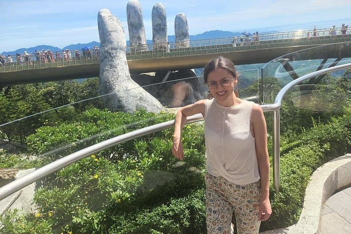 Ba Na Hills Golden Bridge, Marble Mountain & Basket Boat Day Tour from Da Nang photo 3