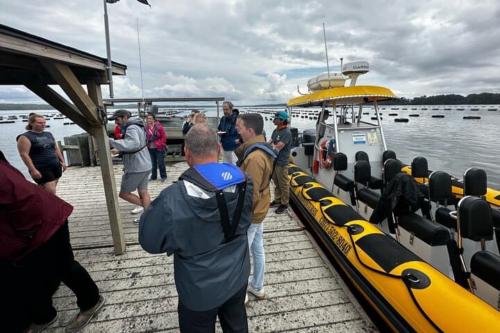 Mere Point Oyster Farm Tour: Casco Bay Oyster Cruise & Tasting from Portland