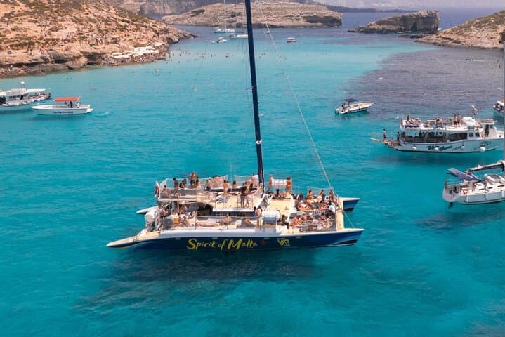 Blue Lagoon Catamaran: All-Inclusive Comino Day Cruise from Valletta photo 2