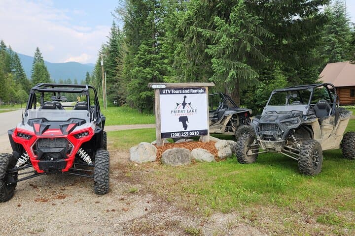 4-Hour UTV Rental in Priest Lake — Off-Road Trails, Lake Views & Selkirk Peaks