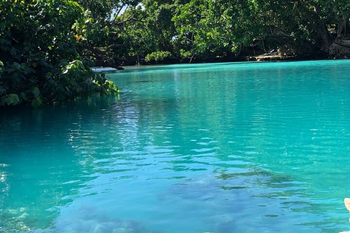 Blue Lagoon Express Bus: Half-Day Swim & Rope-Swing Escape from Port Vila