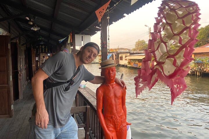 Small Teak Boat Canal Tour & Organic Garden Cooking in Bangkok photo 5