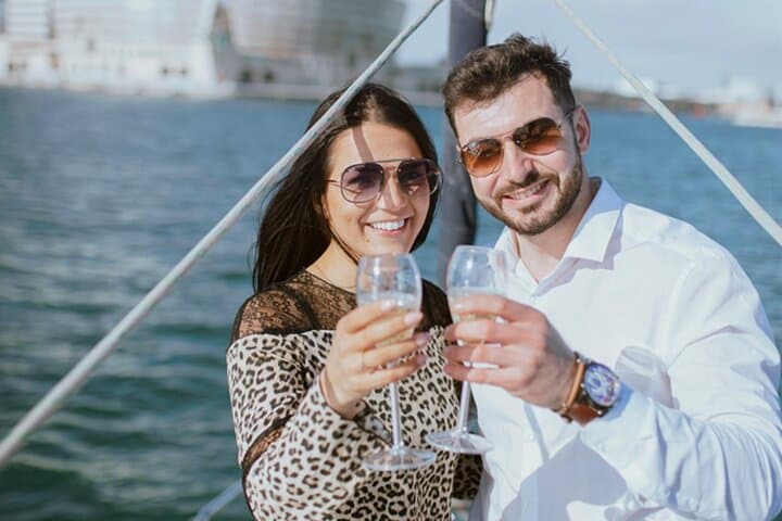 Barcelona Sunset Sailing with Cava: 90-Minute Coastal Sail from Port Olímpic photo 2