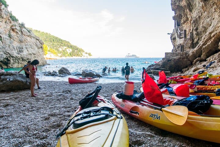 Dubrovnik Sea Kayaking Sunset Paddle: Lokrum, Betina Cave & Wine photo 4