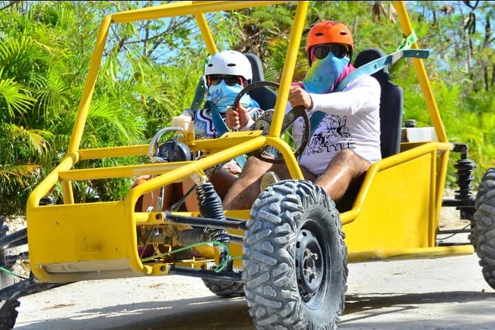 Off-Road Buggy Eco-Tour in Punta Cana: Macao Beach, Springs & Taíno Park