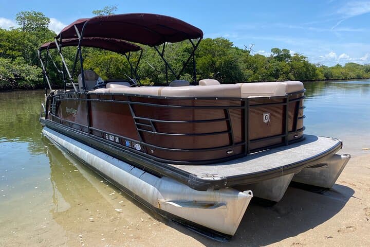 Fort Lauderdale Aqua Patio Pontoon Party: Sunset, Sandbars & Yacht-Row Views photo 1