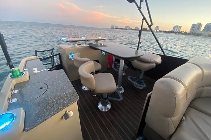Fort Lauderdale Aqua Patio Pontoon Party: Sunset, Sandbars & Yacht-Row Views photo 4