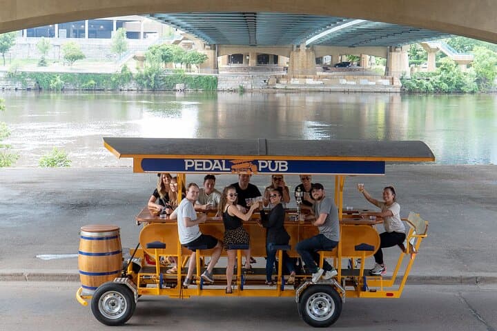 Uptown Columbus Pedal Pub Tour: Broadway Bars, Chattahoochee Views & Local Brews photo 2