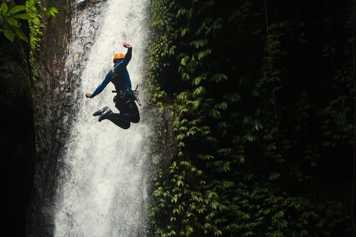 Aling Canyon Advanced Canyoning: 50m Waterfall Rappel & Bat Cave Expedition photo 2