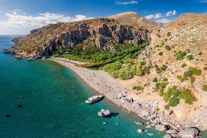 Preveli & Ammoudi Beach Safari from Plakias — 6-Hour South Crete Coastal Tour