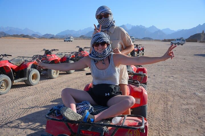 Sinai Desert ATV Safari from Sharm El Sheikh — Sunrise & Bedouin Tea Quad Tour photo 3