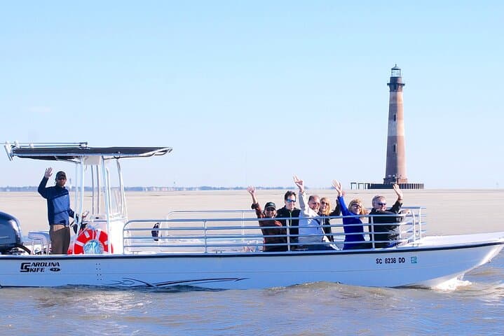 Charleston Eco Boat Cruise to Morris Island Lighthouse — Dolphins, Shells & Coastal Ecology