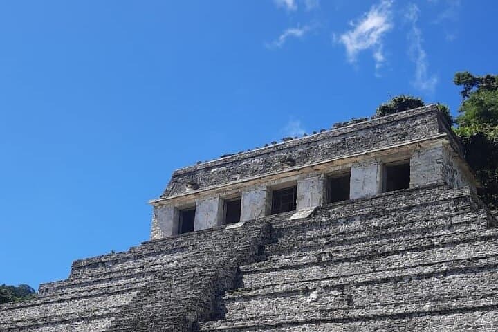 Guided Tour of Palenque: Mayan Ruins and 30m Waterfall Day Trip