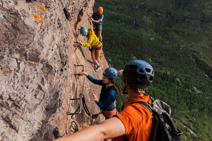 Edge Walking Above Telluride: Private Via Ferrata With Bridal Veil Views photo 6