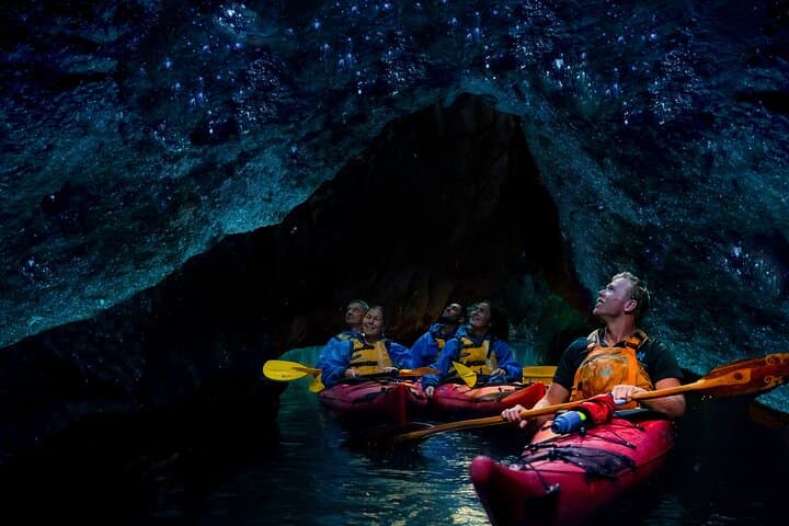Starlight Kayak & Glowworm Soak on Lake Rotoiti — Rotorua Evening Tour