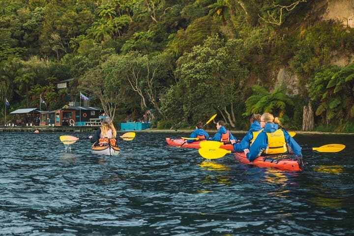 Starlight Kayak & Glowworm Soak on Lake Rotoiti — Rotorua Evening Tour photo 3