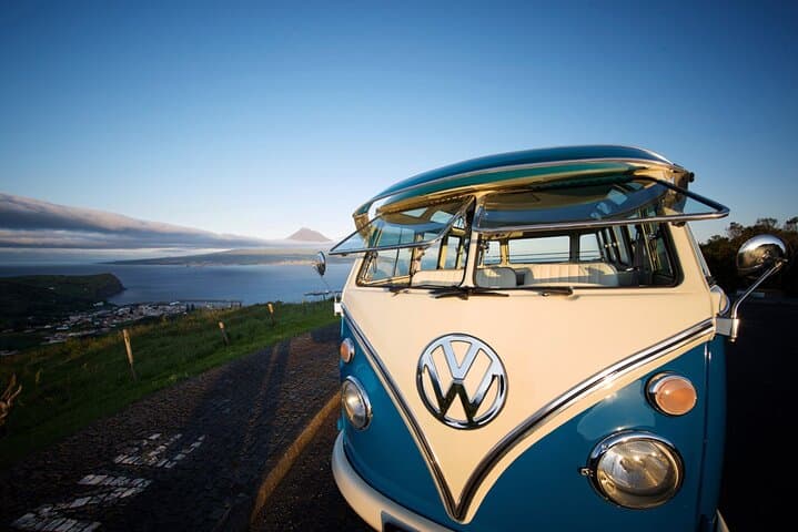 Half-Day VW Samba Bus Tour Around Faial Island — Private Panoramic VW Experience in Horta