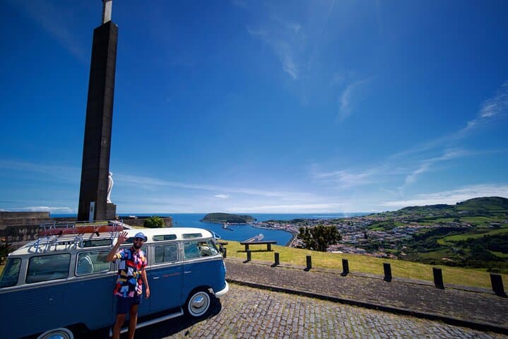 Half-Day VW Samba Bus Tour Around Faial Island — Private Panoramic VW Experience in Horta photo 2