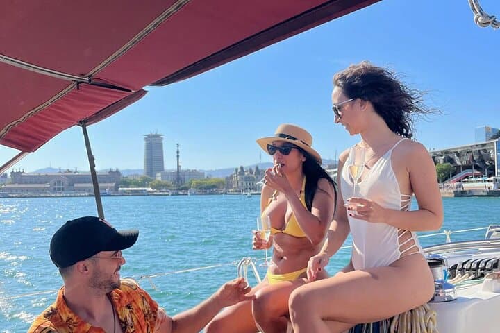 Sunset Sailing from Port Olimpic — 2‑Hour Barcelona Coast Cruise