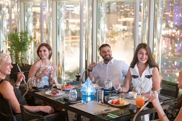 Burj Khalifa At The Top Ticket with Rooftop Dining Experience — Dubai Skyline Views & Rooftop Meal