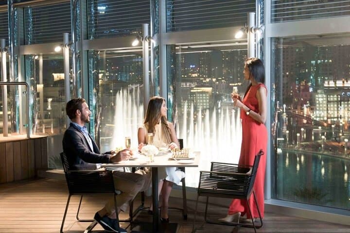 Burj Khalifa At The Top Ticket with Rooftop Dining Experience — Dubai Skyline Views & Rooftop Meal photo 2