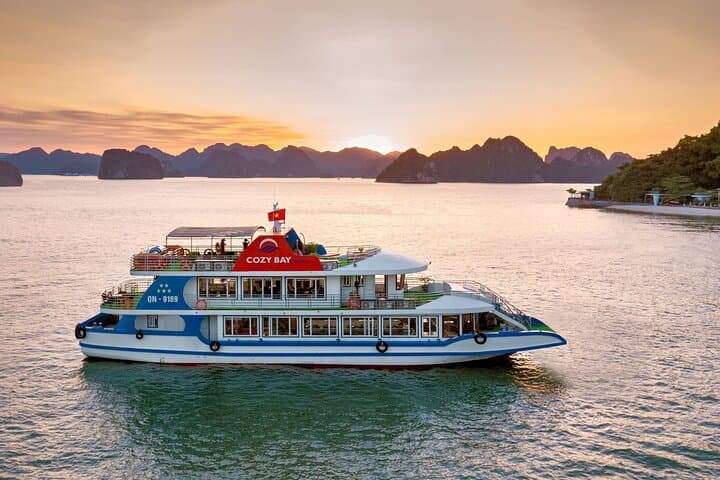Halong Bay Day Cruise from Tuan Chau: Sung Sot, Ti Top & Kayaking