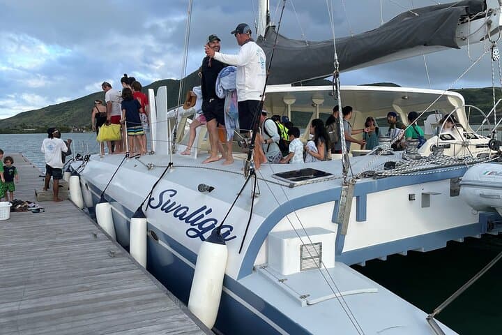 Leisure Full-Day Catamaran: Snorkel, Nevis Beach & Open Bar from St. Kitts photo 3